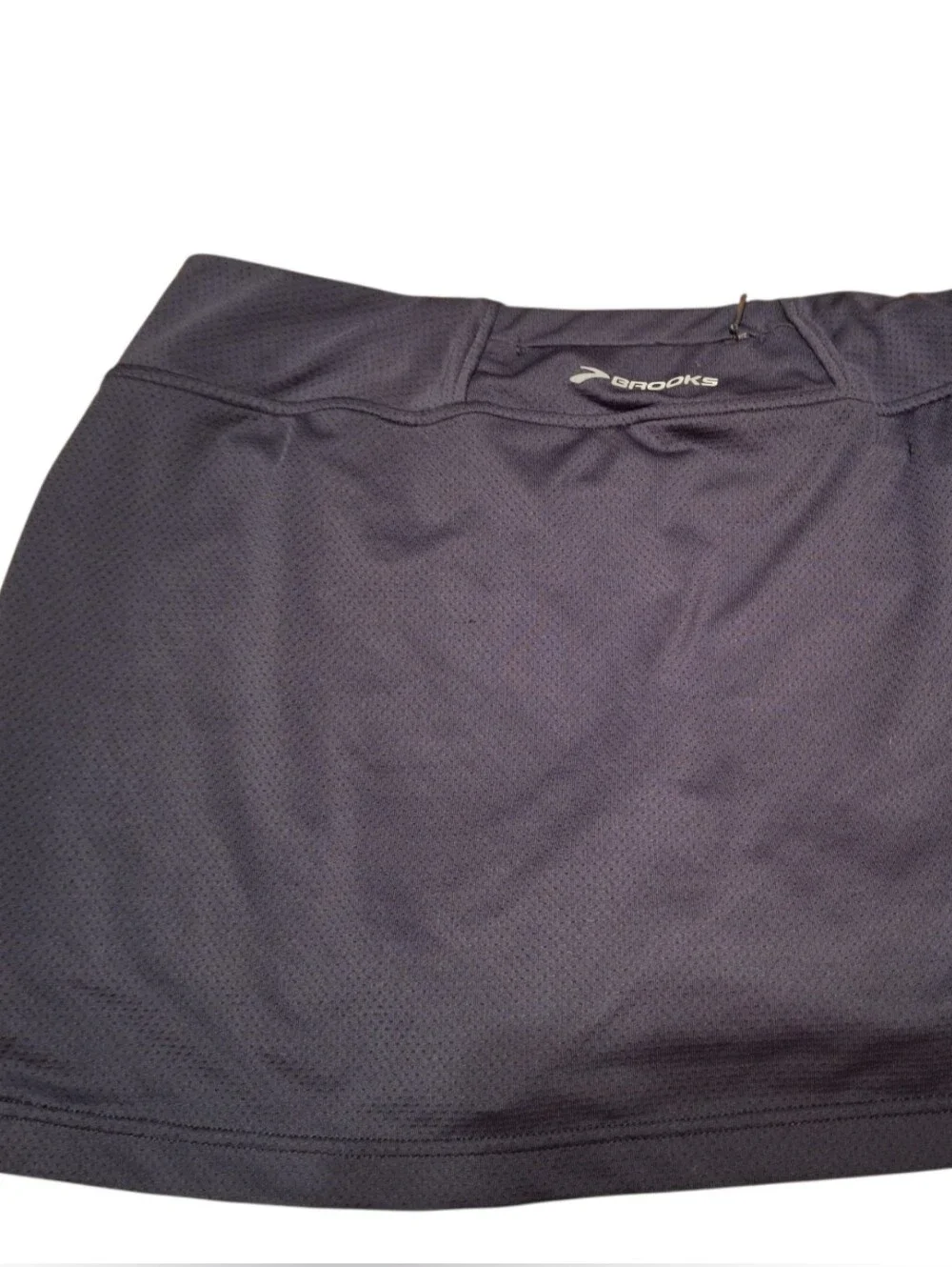 Brooks Mini Skort Running Sporty Black & Gray READ AD For details